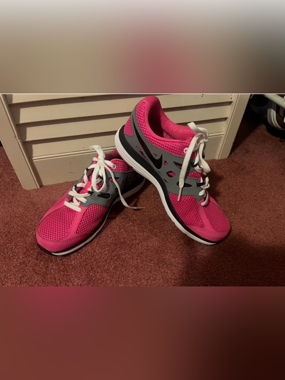 Nike Kids Pink Mesh Running Shoes